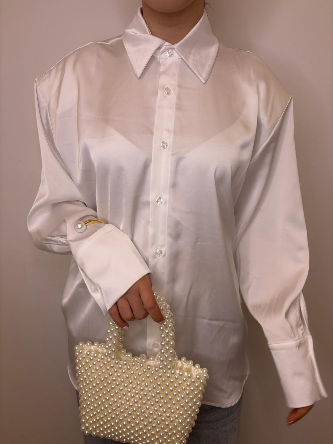 Camicia justwest in raso con spalline JW1912