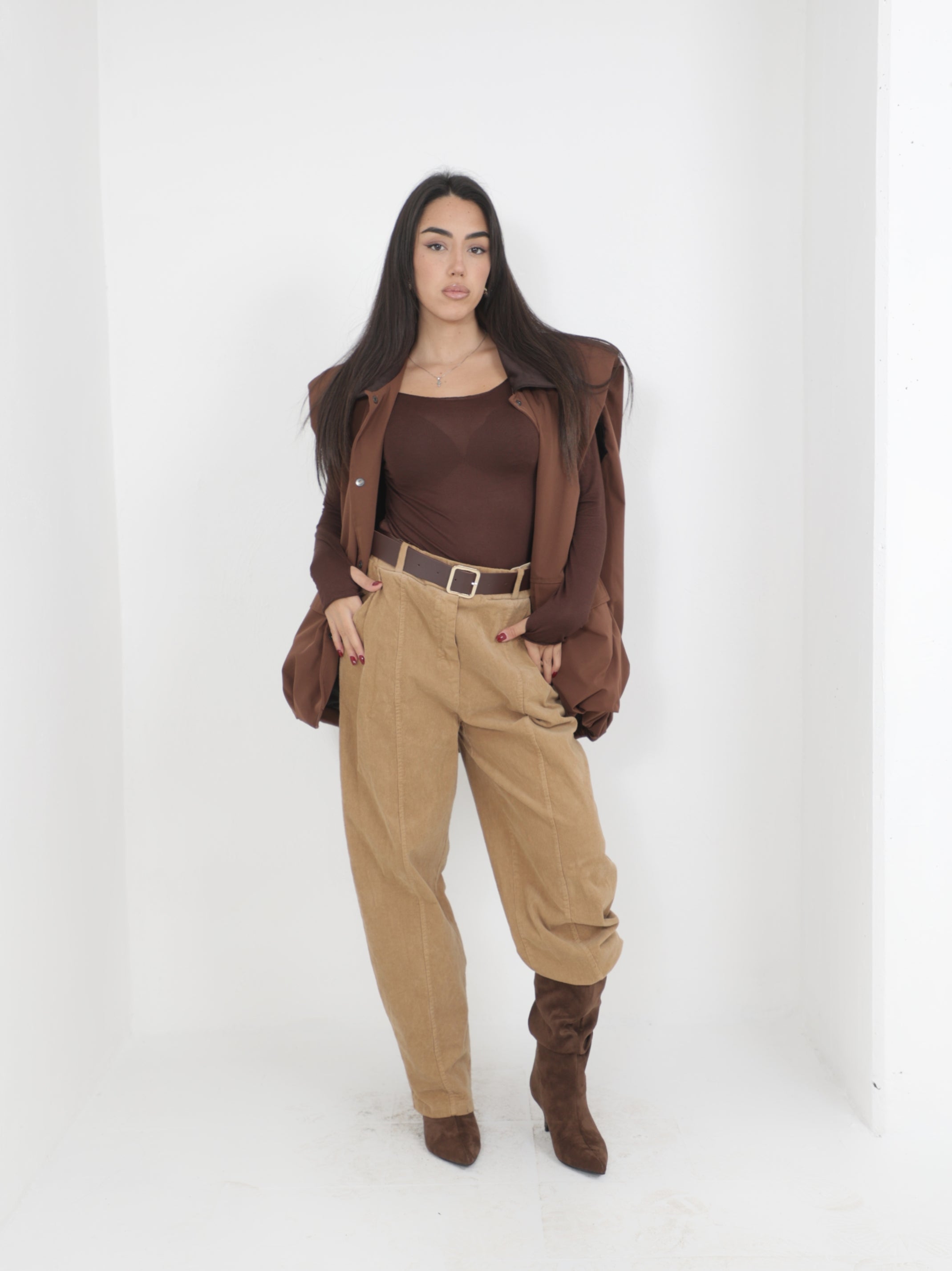 Pantalone in velluto a costine