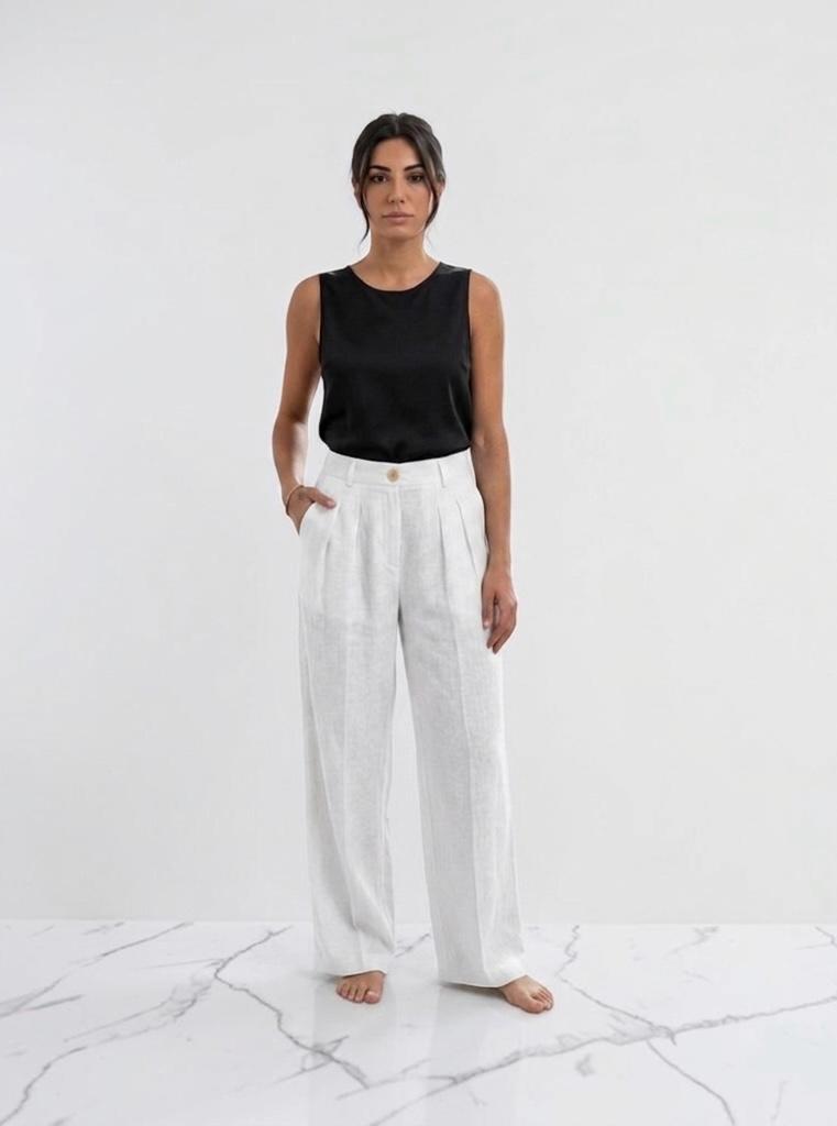 Pantalone lino justwest 12664