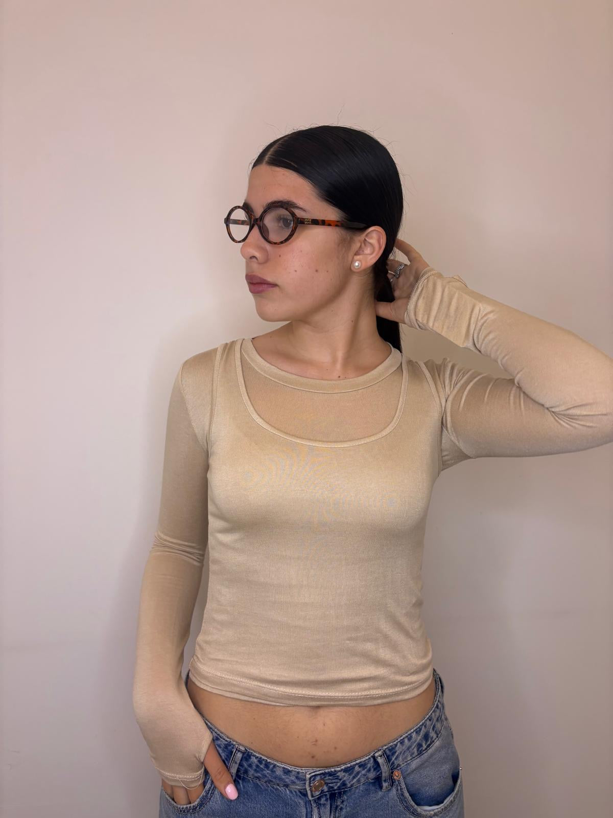 Maglia con canotta 55567
