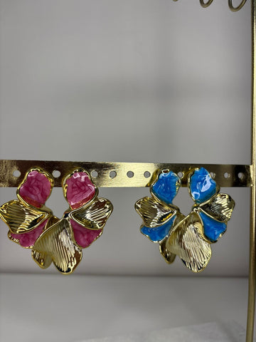 Orecchini mezzo fiore 9099