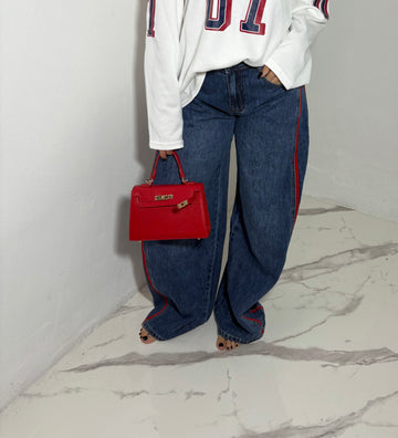 Jeans red 7811