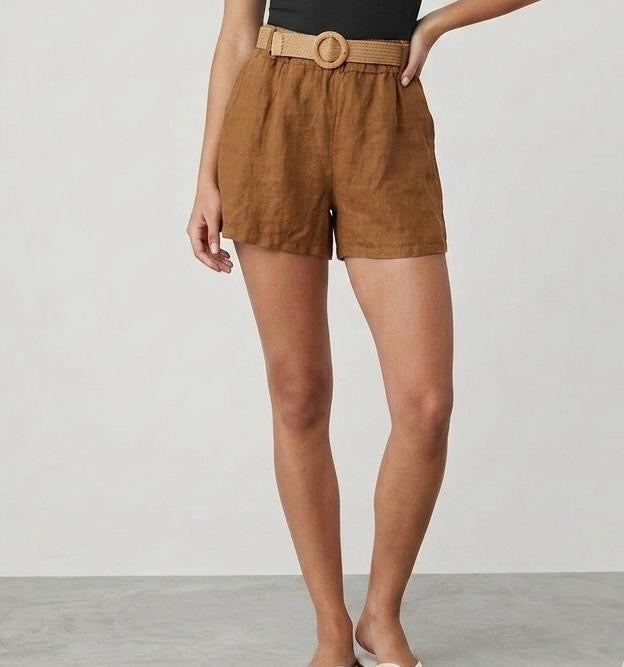 Pantaloncino in lino 0095