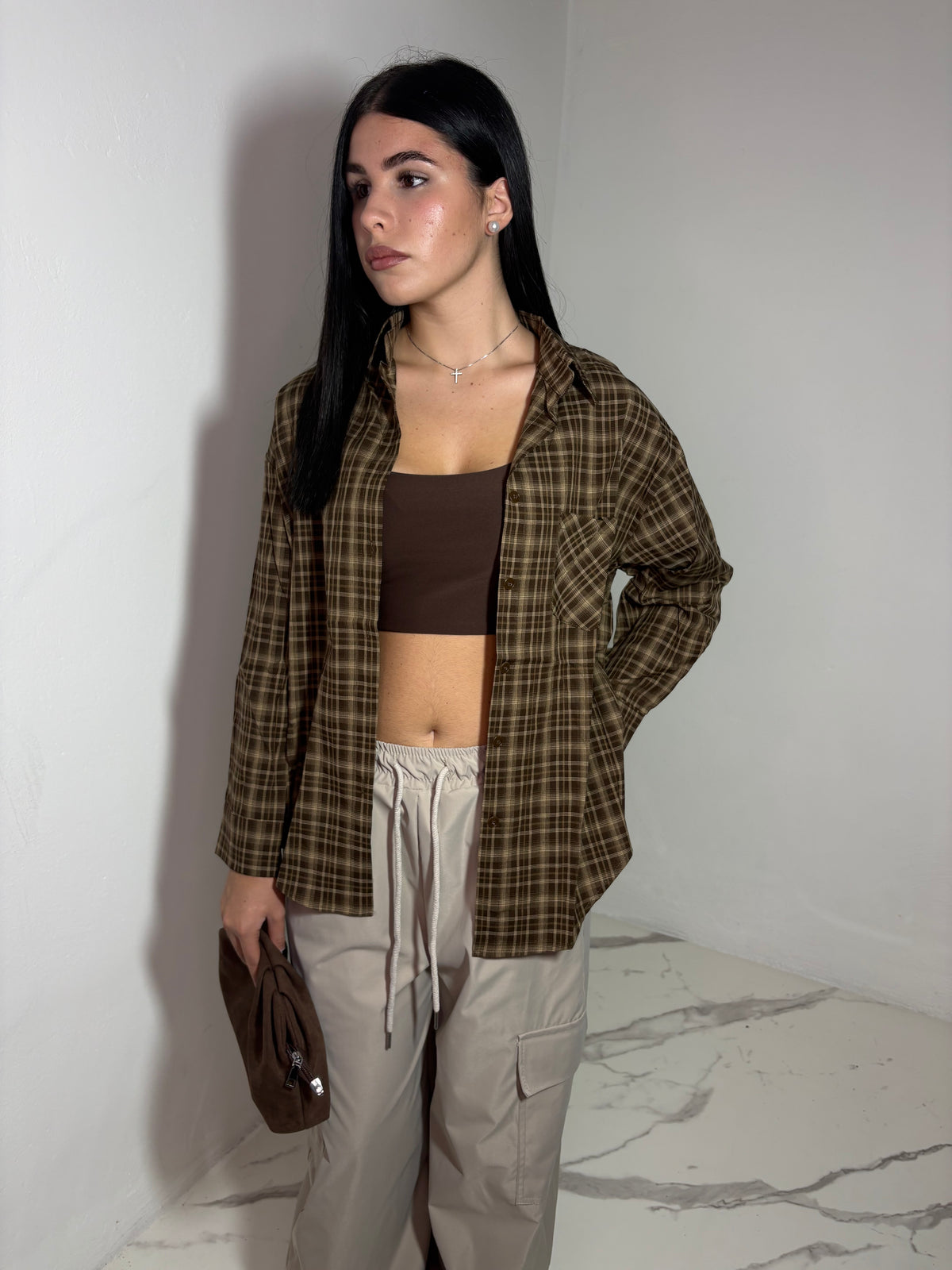 Camicia a quadri e41