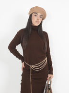 Abito in maglina dolcevita