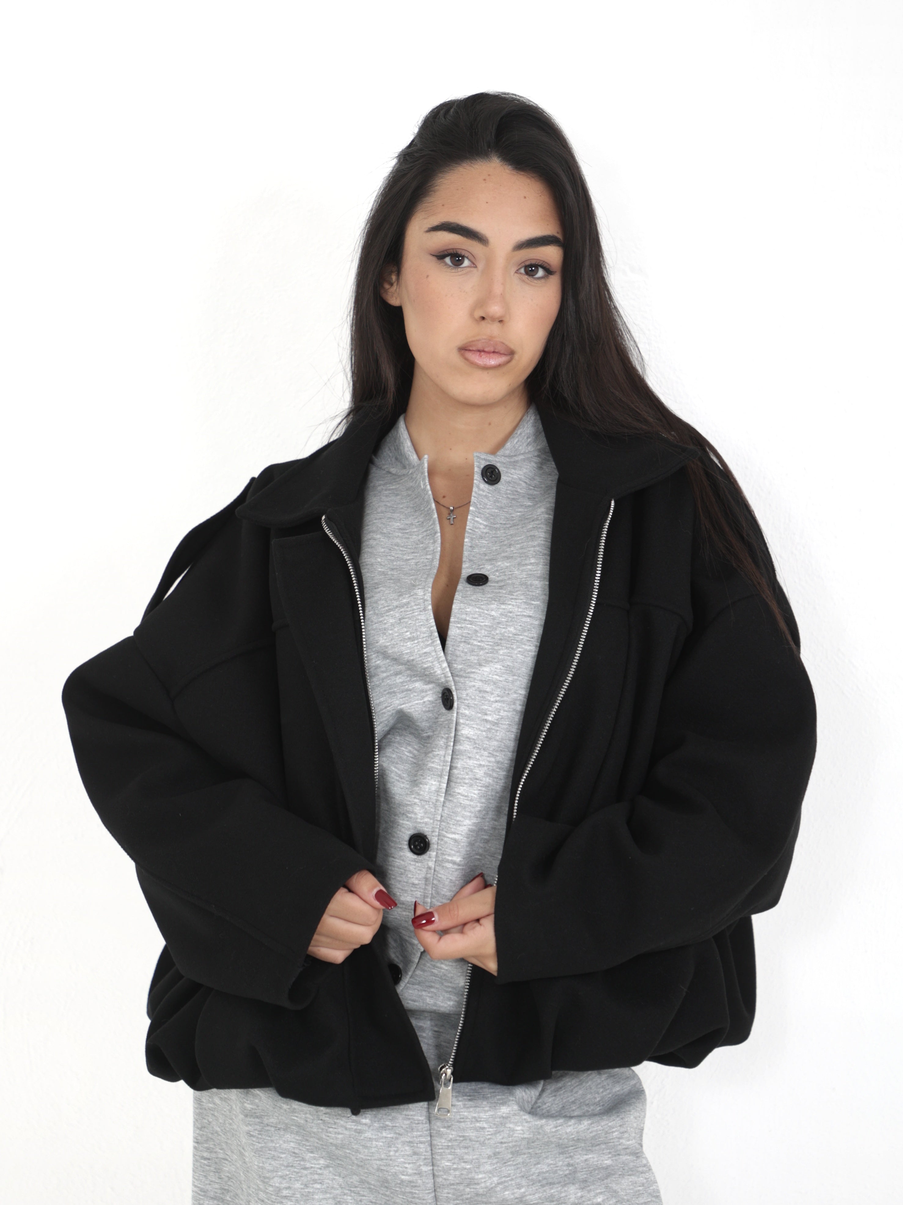 Cappottino corto in panno