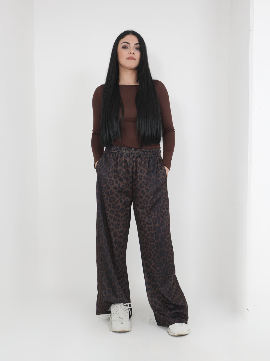 Maglia velata manica lunga