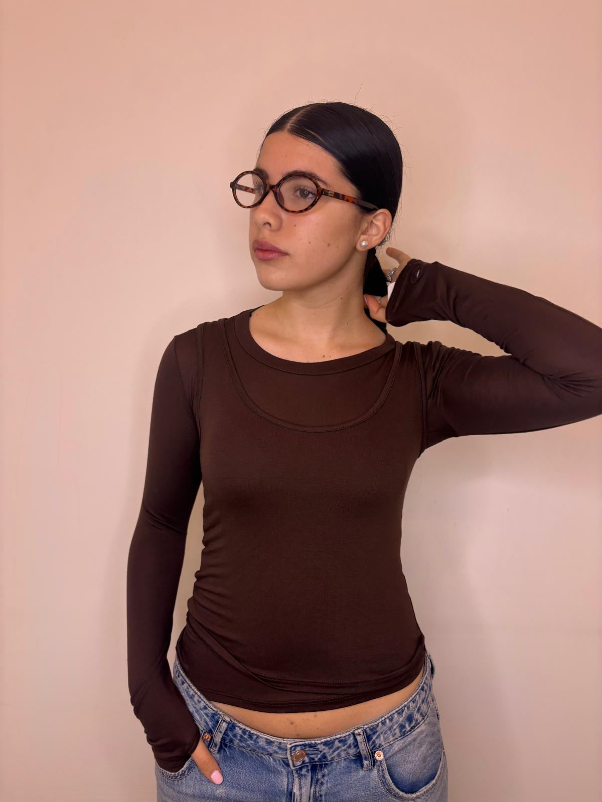 Maglia con canotta 55567