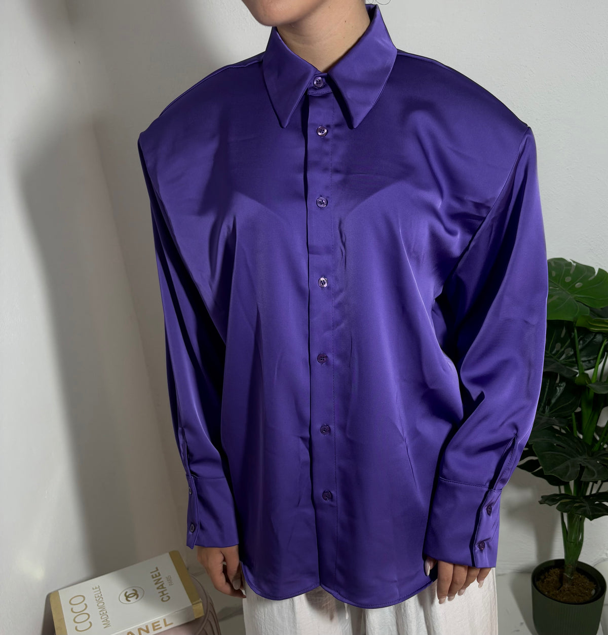 Camicia justwest in raso con spalline JW1912