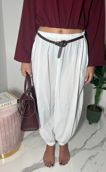 Pantalone con cintura 4545