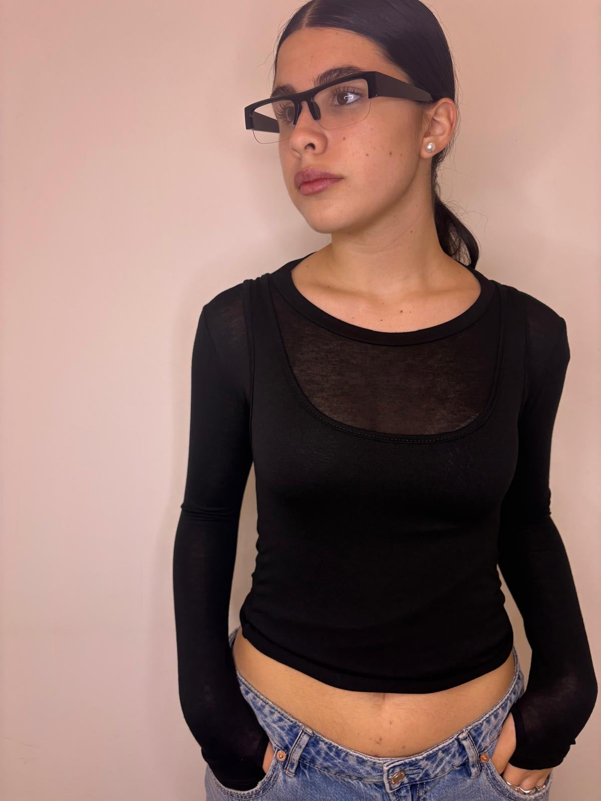 Maglia con canotta 55567