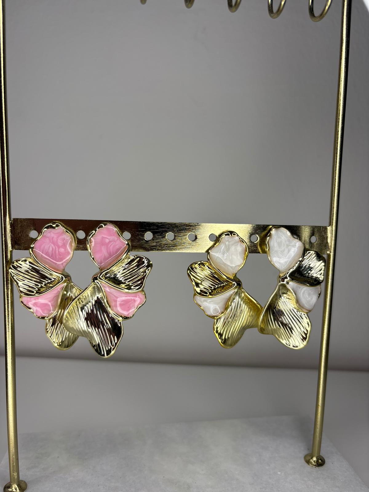 Orecchini mezzo fiore 9099