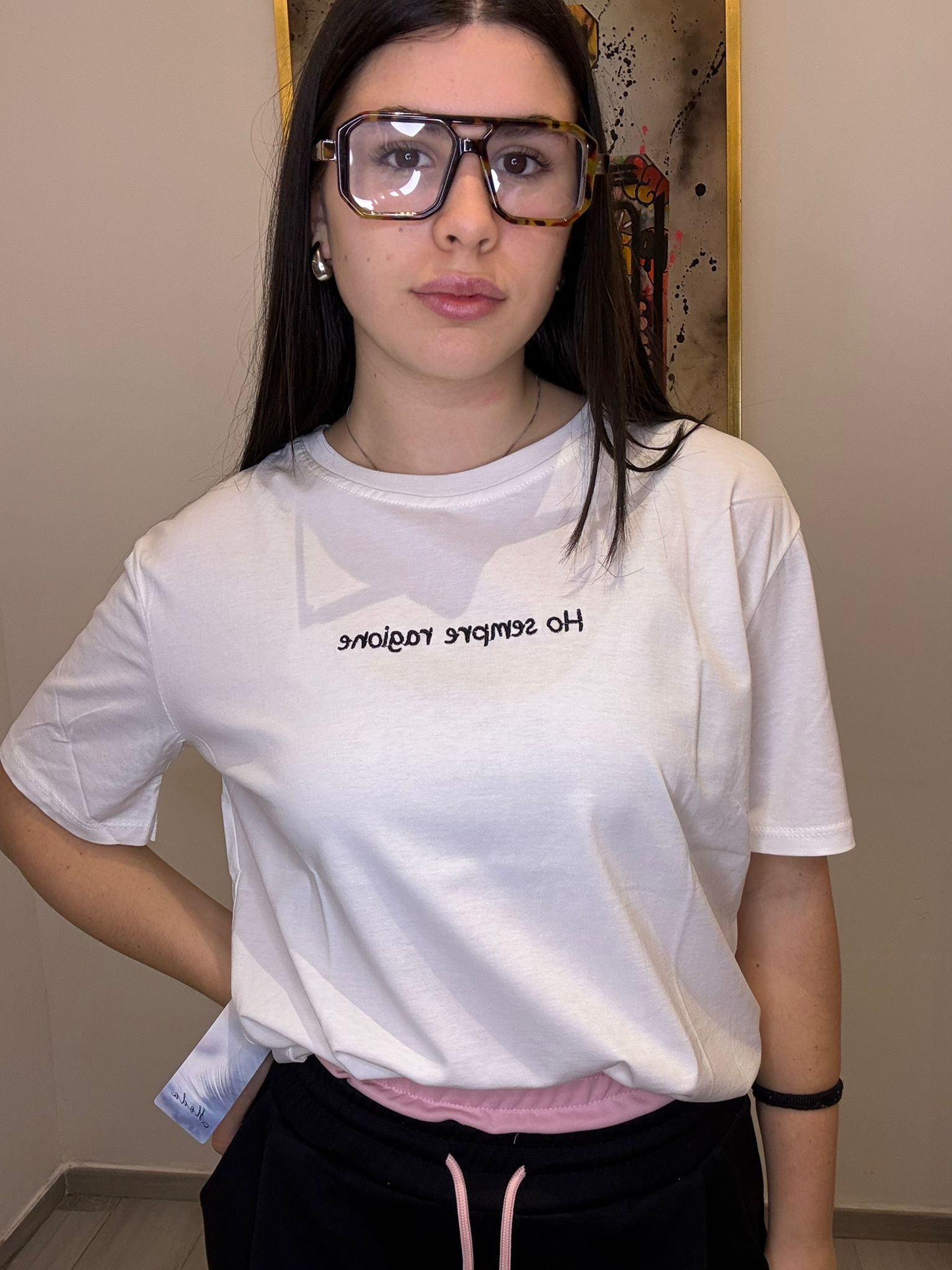 T-shirt frase Ee45