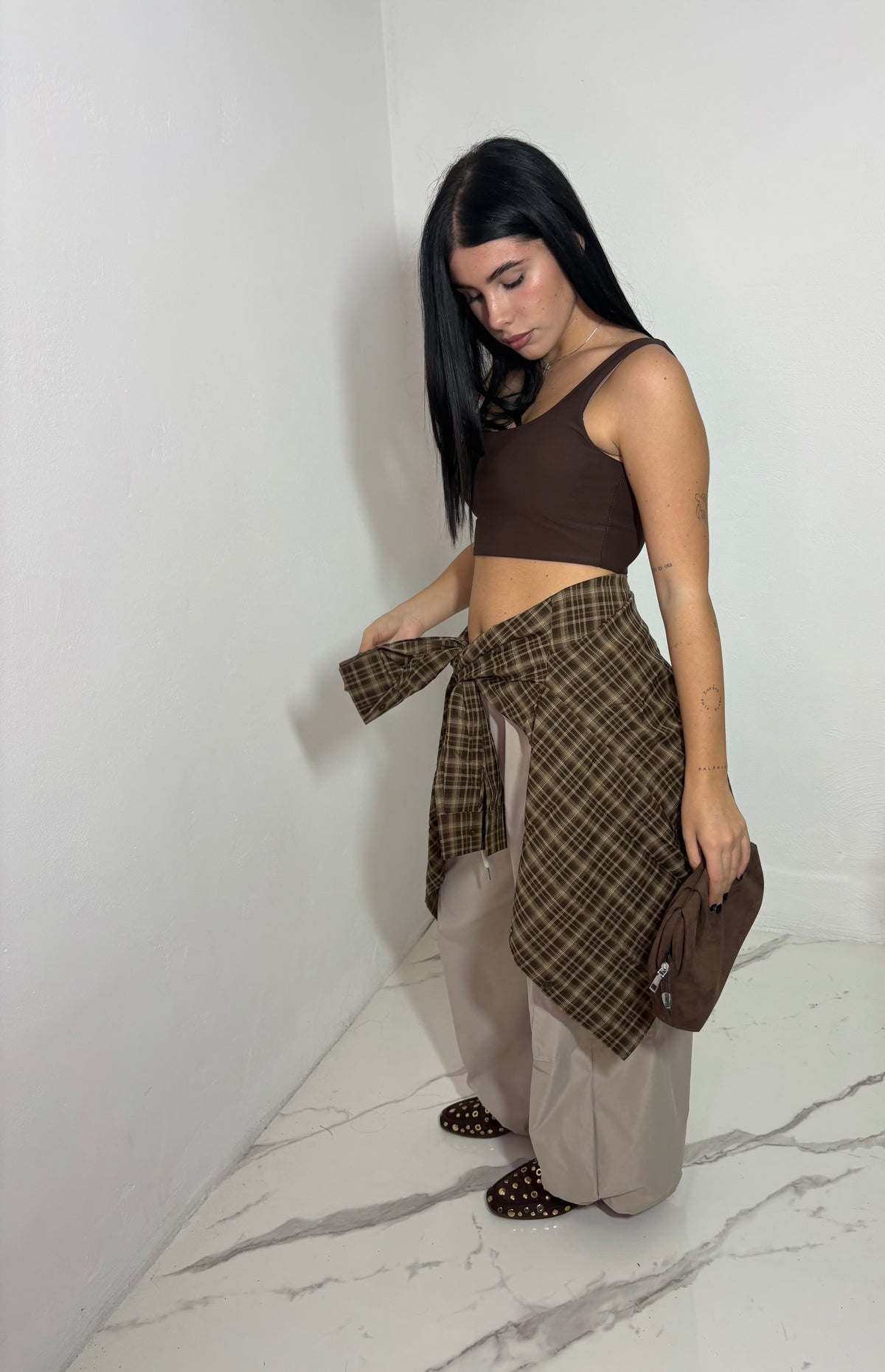 Camicia a quadri e41