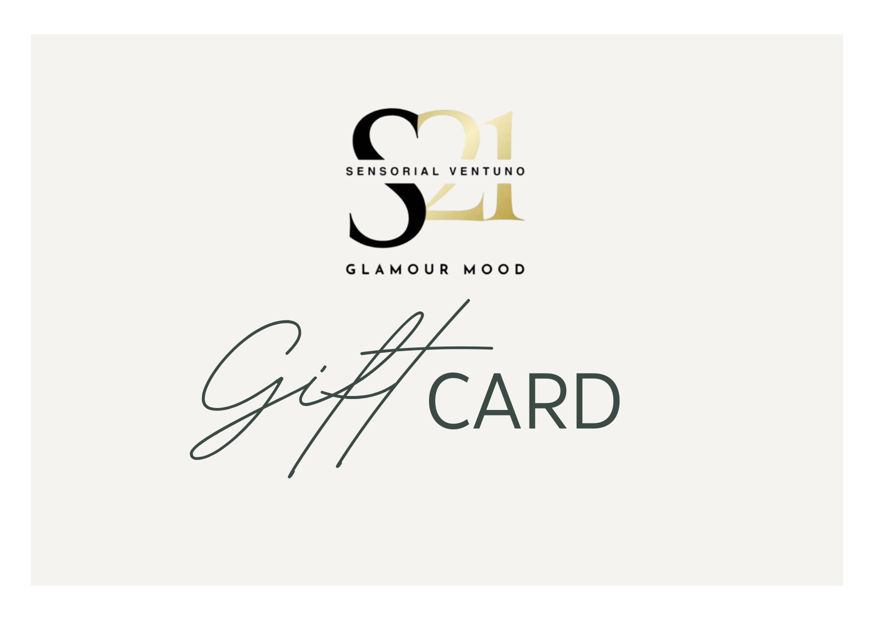 Gift Card Sensorial 21