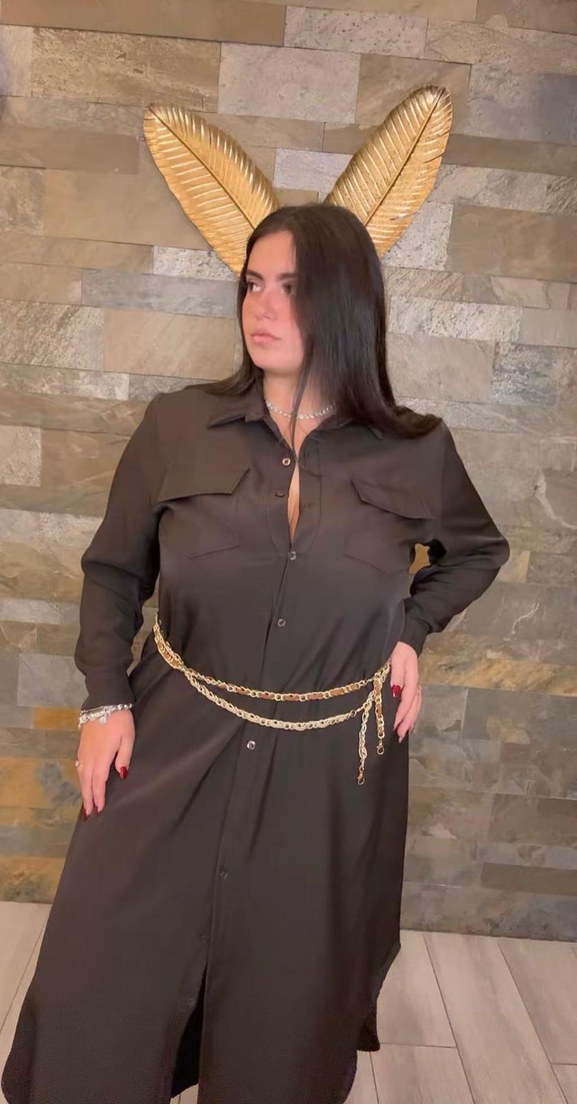 Camicione a vestito curvy RE456