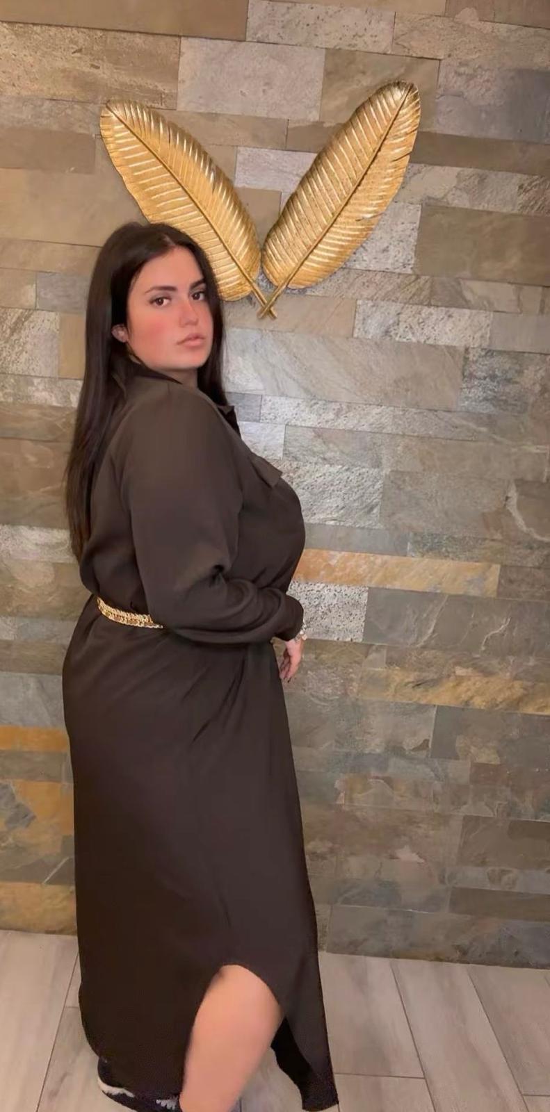 Camicione a vestito curvy RE456