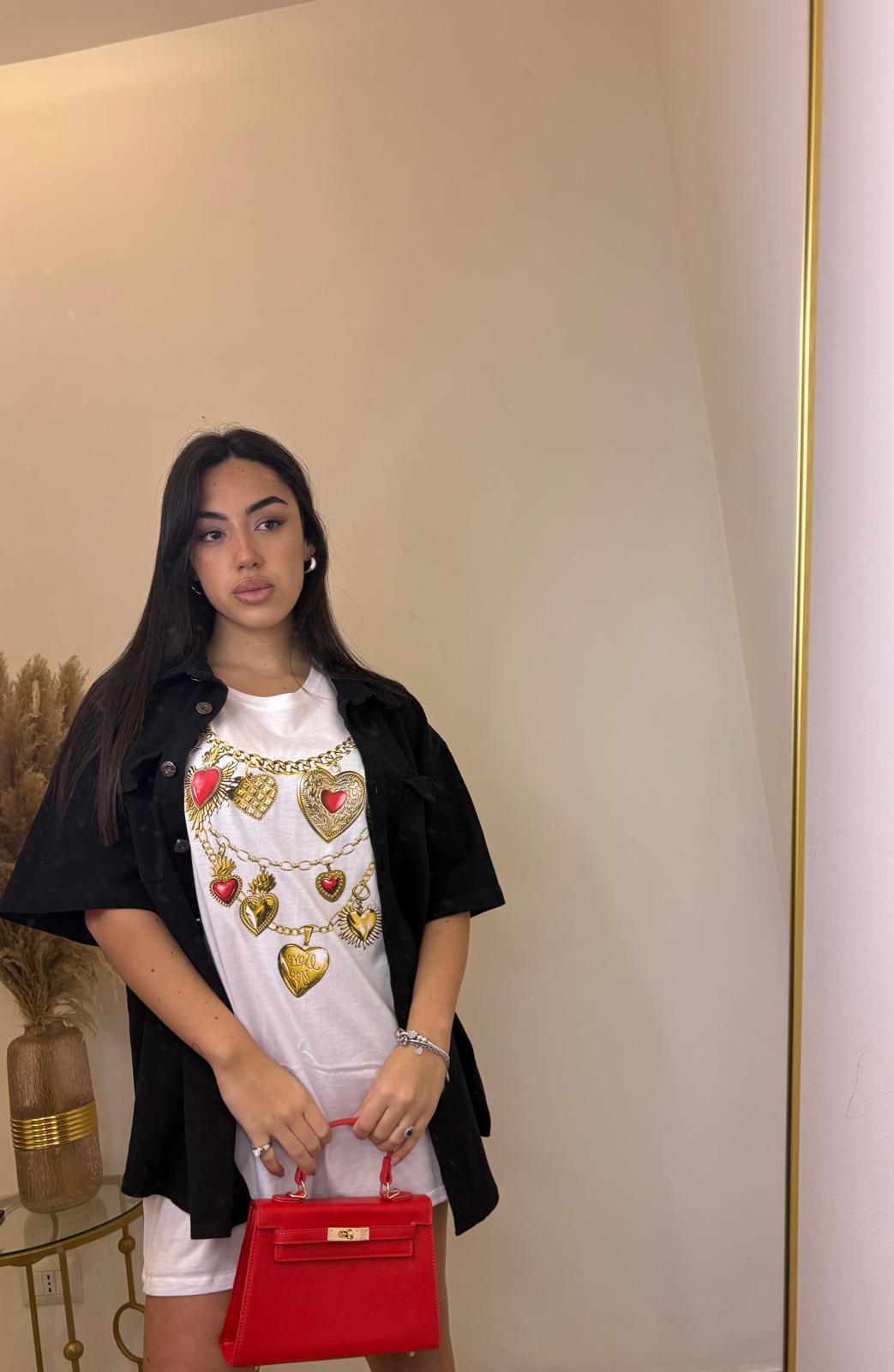 Maxitshirt love 8889