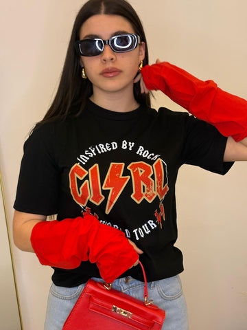 T-shirt metal con guanto 12429