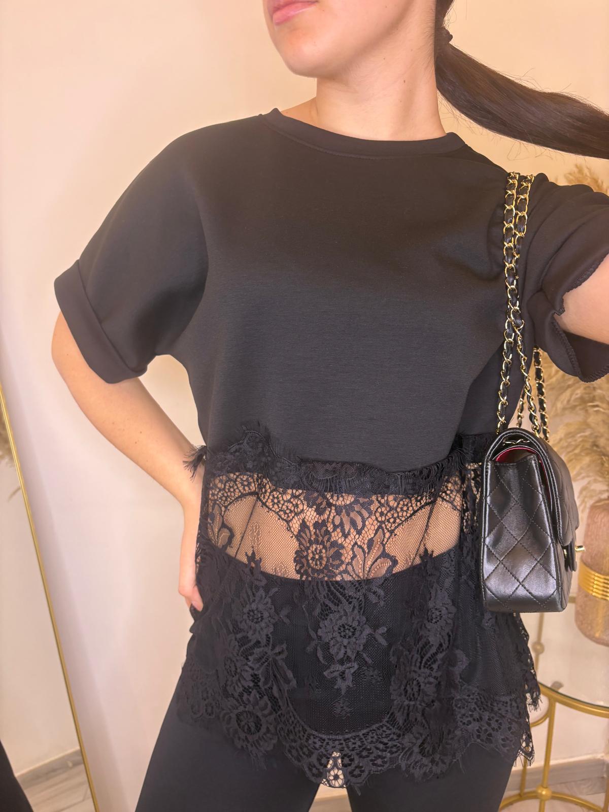 Maglia corta pizzo Er78