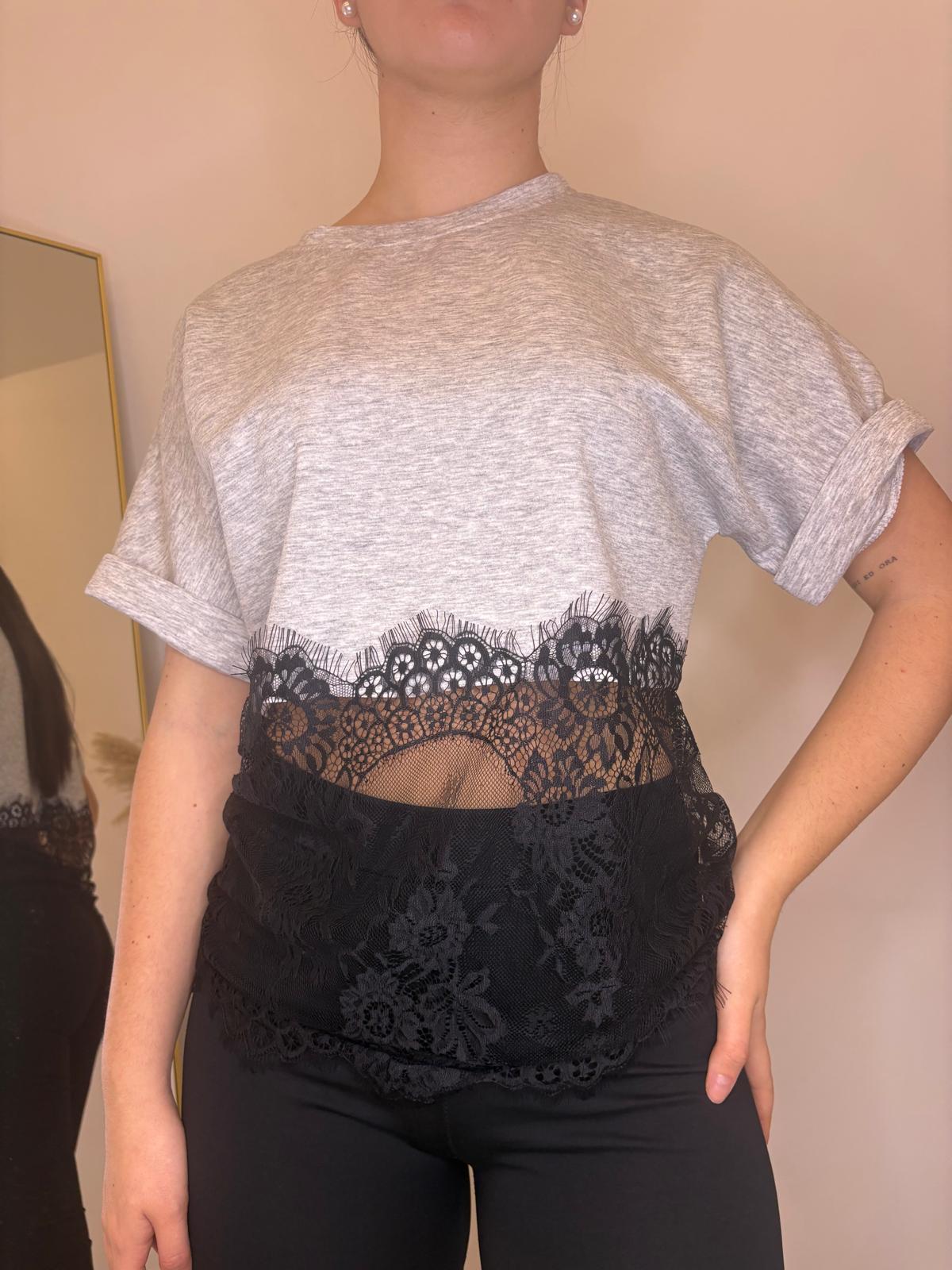 Maglia corta pizzo Er78