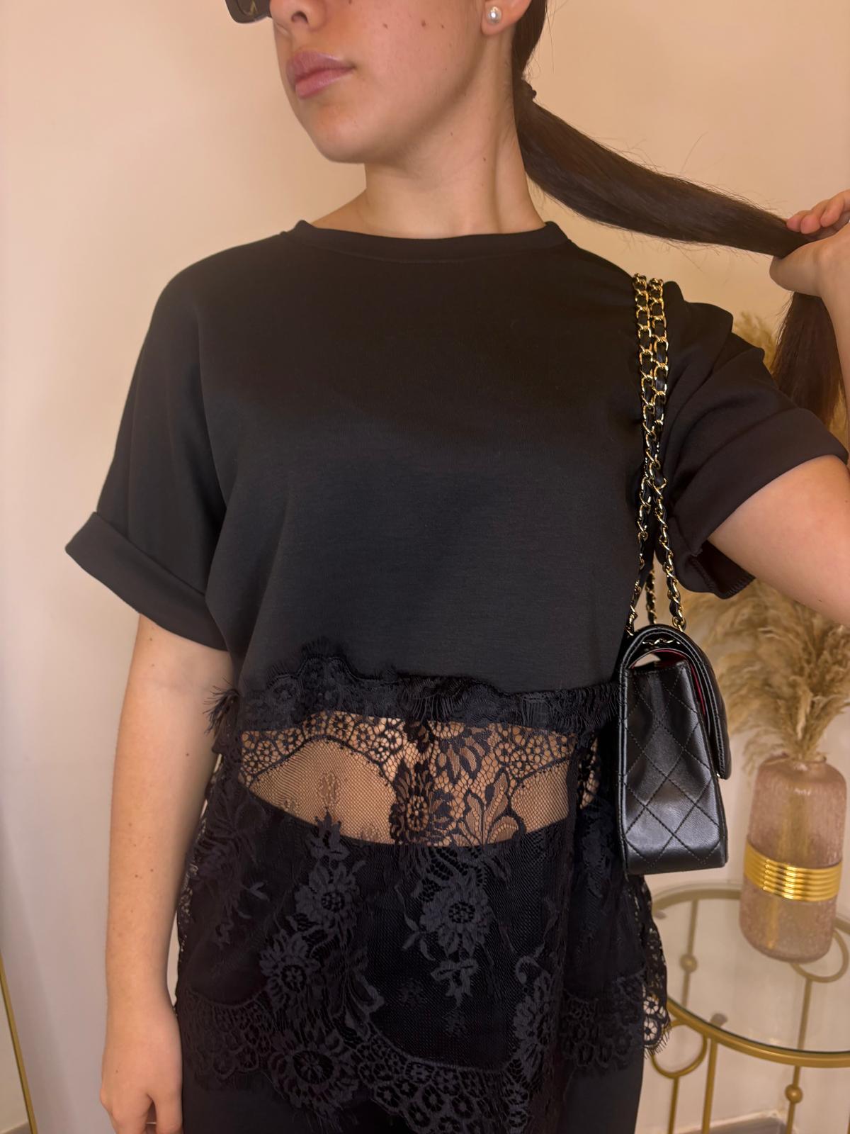Maglia corta pizzo Er78