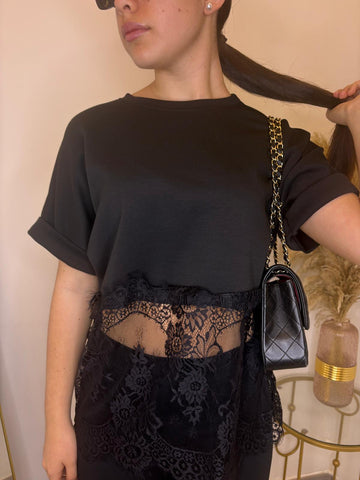 Maglia corta pizzo Er78