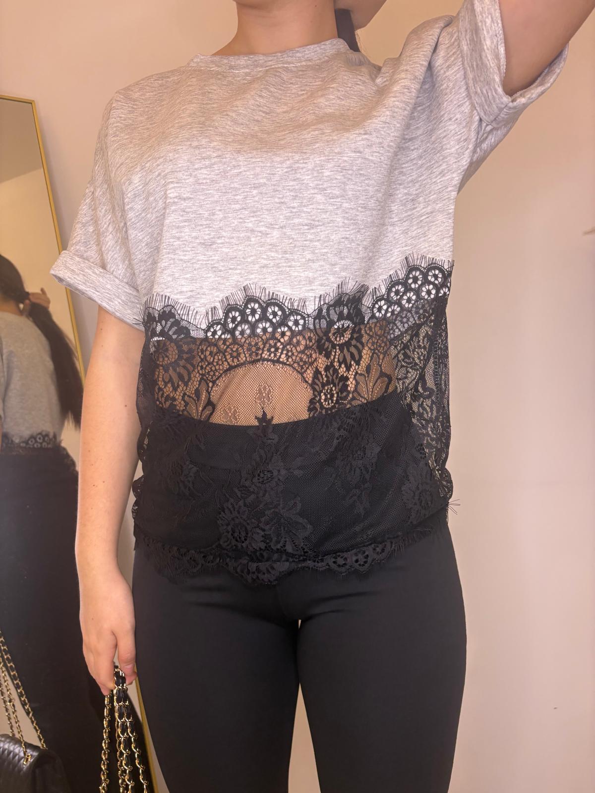 Maglia corta pizzo Er78