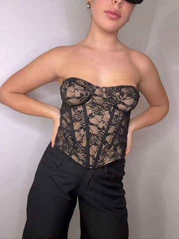 Corsetto in pizzo 9185