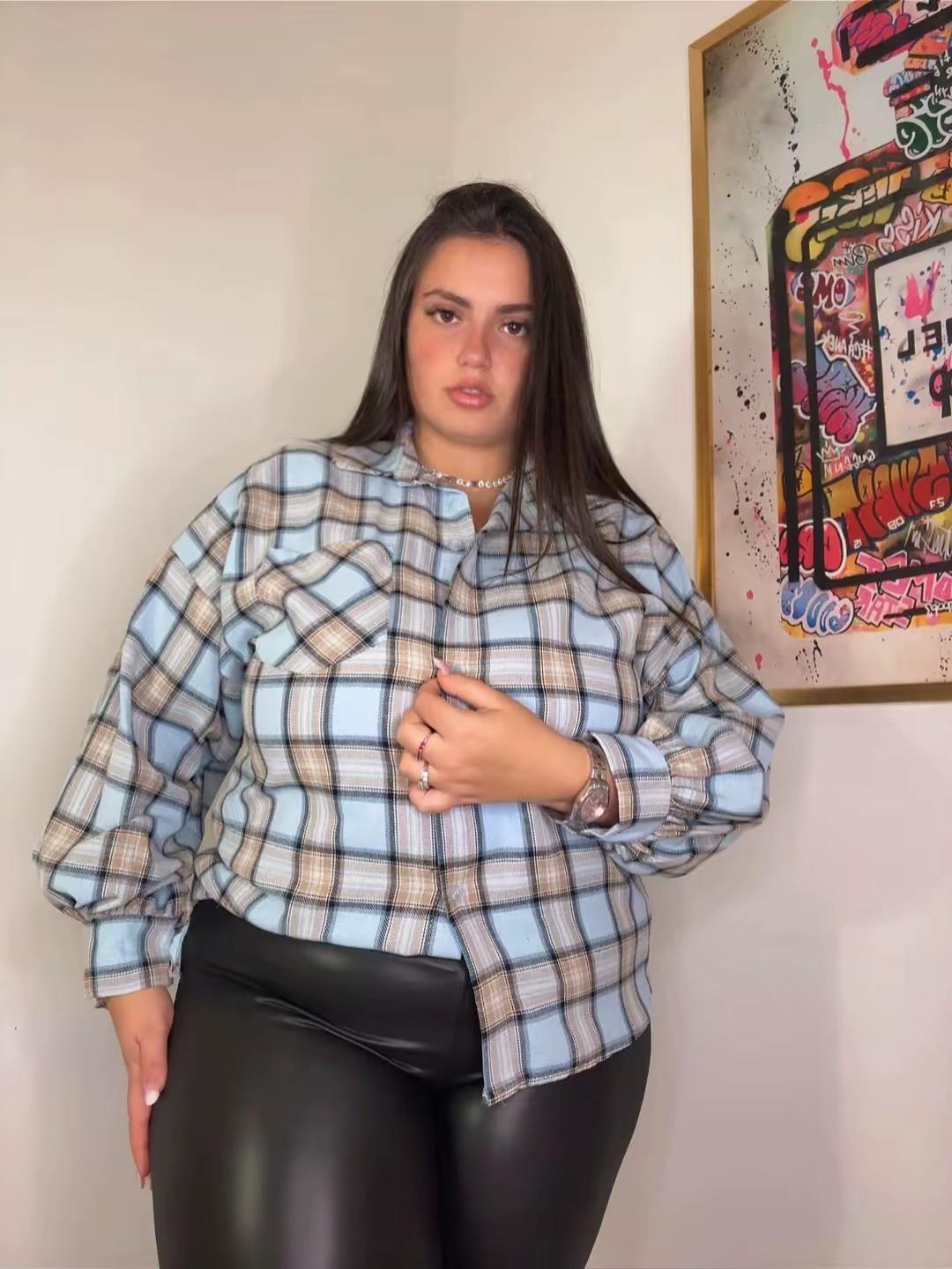 Camicia a quadri 24B16