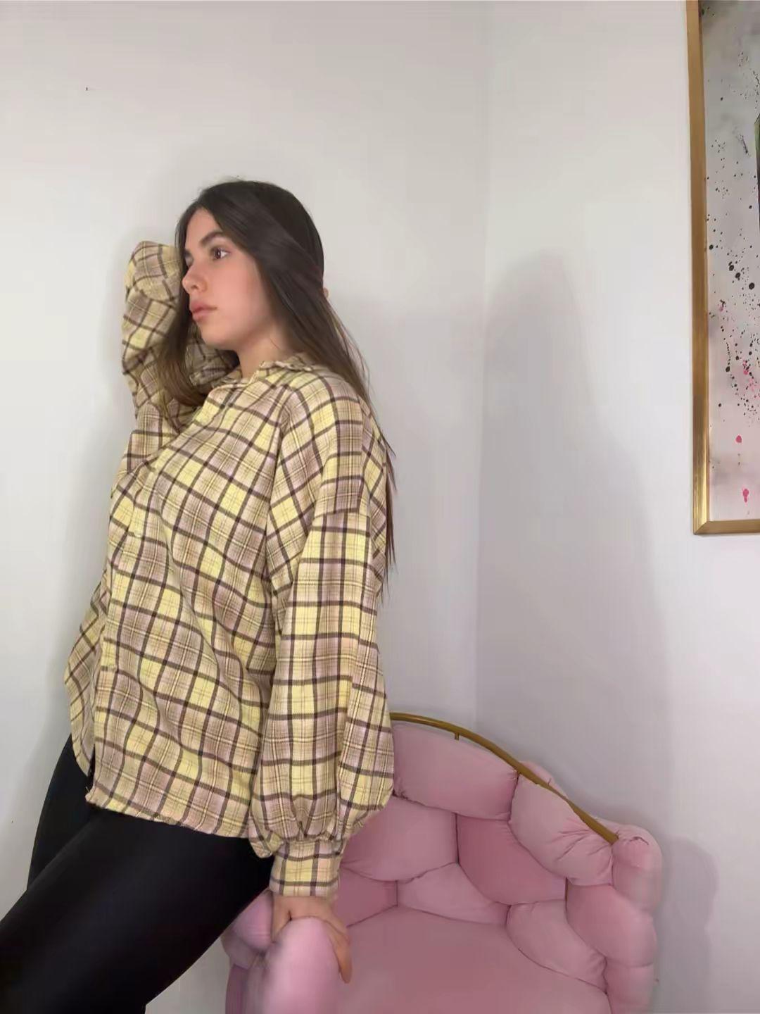 Camicia a quadri 24B16